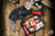 RMJ Tactical "Gym Rat" Fixed Blade Knife Black Widow G10 2.4" Nitro-V Graphite Black Cerakote