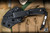 RMJ Tactical "Gym Rat" Fixed Blade Knife Black G10 2.4" Nitro-V Tungsten Cerakote