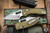Microtech Stitch Ram-Lok Manual Folder OD Green Fluted Aluminum 3.7" Apocalyptic Stonewash 169RL-10APFLOD