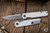Tactile Knife "Golfwall" Folding Knife White Titanium 2.8" MagnaCut Stonewash