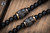 Bastinelli Knives Custom Mala Necklace 16" Bronze Snake Bead Crypt Tube