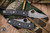 Spyderco/Lionsteel Sprint Run SpyOpera Folding Knife Black Carbon Fiber 2.9" Thor Damascus Drop Point C255CFPD