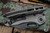 Microtech/Borka Blades Stitch Automatic Folding Knife Natural Clear Gray Aluminum 3.75" M390 Spearpoint Black Serrated 169-2NC