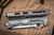 Spyderco x LionSteel SLYM Folding Knife Grey Titanium/Polar Dark Matter FC Inlay 3.42" M390 Drop Point Stonewash C271TIP