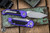 Microtech LUDT Gen III Automatic Folding Knife Purple Aluminum 3.4" M390 Tanto Apocalyptic Stonewash 1136-10APPU