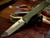 Medford 1881 Knife Works Route 66 Folding Knife OD Green G10 3.25" S45VN Tumbled Tanto