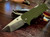 Medford 1881 Knife Works Broadway Folding Knife OD Green G10 2.85" S45VN Tumbled Tanto