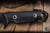 Medford 1881 Knife Works STA Sniper Fixed Blade Knife Black G10 4.4" Black