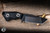 Medford 1881 Knife Works Micro Tanto Fixed Blade Knife Black G10 2.3" Black