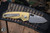 Three Rivers Manufacturing NERD Folding Knife Brass 2.2" MagnaCut Stonewash