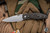 Three Rivers Manufacturing ATOM Folding Knife Gold Fat Carbon 3.5" Drop Point Stonewash