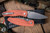 Three Rivers Manufacturing ATOM Folding Knife Autumn Orange Micarta 3.5" Drop Point Stonewash