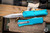 Microtech Hera II Mini OTF Automatic Knife Turquoise 3" M390 Dagger Satin 1702M-4TQ