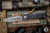 Preowned-Microtech Combat Troodon Distressed Black OTF Automatic Knife 3.8" Stonewash Dagger 142-10DBK