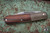 Preowned-Boker Barlow Integral Pocket Knife Slipjoint, Desert Ironwood Handles  2.64" Leopard Damascus Blade 100501DAM