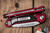 Microtech LUDT Gen III Automatic Folding Knife Merlot Aluminum/Grip Inlay 3.4" M390 Drop Point Stonewash 1135-10MR