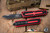 Microtech Scarab II Gen III OTF Automatic Knife Red 4" Tanto Serrated Black 1279-2RD