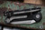 Microtech LUDT Automatic Folding Knife Black Aluminum/Grip Inlay 3.4" M390 Tanto Apocalyptic Serrated 1136-11AP