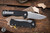 Defiant 7 Eagle Automatic Folding Knife Black Aluminum 3.75" S45VN Stonewash