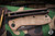 Zero Tolerance Automatic Folding Knife Tan Micarta-Bronze Titanium 3.45" CruWear Clip Point Bronze 0512