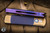 Pro-Tech Godson Custom Automatic Folding Knife Gold/Purple Titanium 3.15" 154CM DLC Black