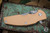 Rick Hinderer Knives Jurassic Slicer-Hollow Ground Coyote G10-Battle Bronze 3.4″ MagnaCut Working Finish