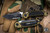 Microtech LUDT Gen III Automatic Folding Knife OD Green Aluminum/Grip Inlay 3.4" M390 Tanto Black Serrated 1136-2OD