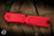 Microtech Combat Troodon Gen III OTF Automatic Knife Red 4" M390 Dagger Black Full Serrated 1142-3RD