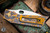 Medford TFF-1 Tactical Fighting Folder Knife Cement with Bronze "Stained Glass" Titanium 4.0"  S45VN Tumbled