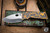 Medford TFF-1 Tactical Fighting Folder Knife Cement with Bronze "Stained Glass" Titanium 4.0"  S45VN Tumbled