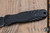 Blackside Customs Phase 7SDM Fixed Blade Knife Black Contoured 4.5" CPM154 Dagger Black