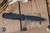 Blackside Customs Phase 7SDM Fixed Blade Knife Black Contoured 4.5" CPM154 Dagger Black