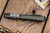 Preowned-Microtech "Glykon" OD Green OTF Automatic Knife Aluminum/Titanium 3.75" Bayonet Apocalyptic Stonewash 184-10APOD