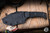 Half Face Blades Buteo Fixed Blade Knife Black G10 3.5" Armor Black Cerakote