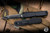 Microtech Ultratech Gen III ZBP OTF Automatic Knife Black Aluminum 3.5" M390 Dagger Full Serrated Black 1122-3T