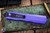 Microtech Dirac Delta OTF Automatic Knife Purple Aluminum  3.75" Dagger Black Serrated 227-3PU