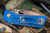 Medford TFF-1 Tactical Fighting Folder Knife Flame Blue Titanium 4.0" S45VN Vulcan