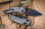 Microtech Stitch Automatic Folding Knife Natural Clear Gray 3.75" M390 Apocalyptic Stonewash 169-1APNC