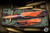 Heretic Knives Manticore E OTF Automatic Knife Cell Shaded Orange 3.2" Double Edge Black H028F-CS-OG