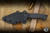 Preowned-Jason Knight Forge Studio Kestral EDC Carbon Fiber Fixed Blade Knife 3.25" Blade