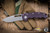 Demko Knives AD20S Folding Knife Purple G10 3.75" Kopis Stonewash