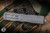 Microtech Dirac Delta OTF Automatic Knife Natural Clear Aluminum 3.75" M390 Dagger Stonewash Apocalyptic Serrated 227-11APNC