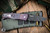 ProTech Emerson Custom CQC7 Automatic Folding Knife Burnt Bronze Titanium 3.25" Chisel Tanto Damascus 2025.002