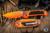 Microtech LUDT Gen III Automatic Folding Knife Sunrise Aluminum 3.4" M390 Tanto Sunrise Cerakote 1136-1LPSUS