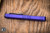 Microtech Hera II Mini OTF Automatic Knife Purple Aluminum 3" M90 Recurve Apocalyptic 1705M-10APPU