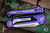 Microtech LUDT Automatic Folding Knife Purple Aluminum 3.4" M390 Tanto Stonewash 1136-10PU
