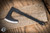 RMJ Tactical MORTIFER Mini Tomahawk Neck Knife Pendant 4" Textured Black