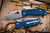 Spyderco Bodacious Folding Knife Cobalt Blue G10 3.63" SPY27 Drop Point Satin C263GPCBL