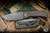 Mcnees Knives MAC2 Black Bronze Swerve Titanium 3.5" MagnaCut Drop Point Satin