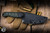 Half Face Blades Feather Light Fixed Blade Knife Jungle Wear Carbon 3.5"  Armor Black Cerakote
